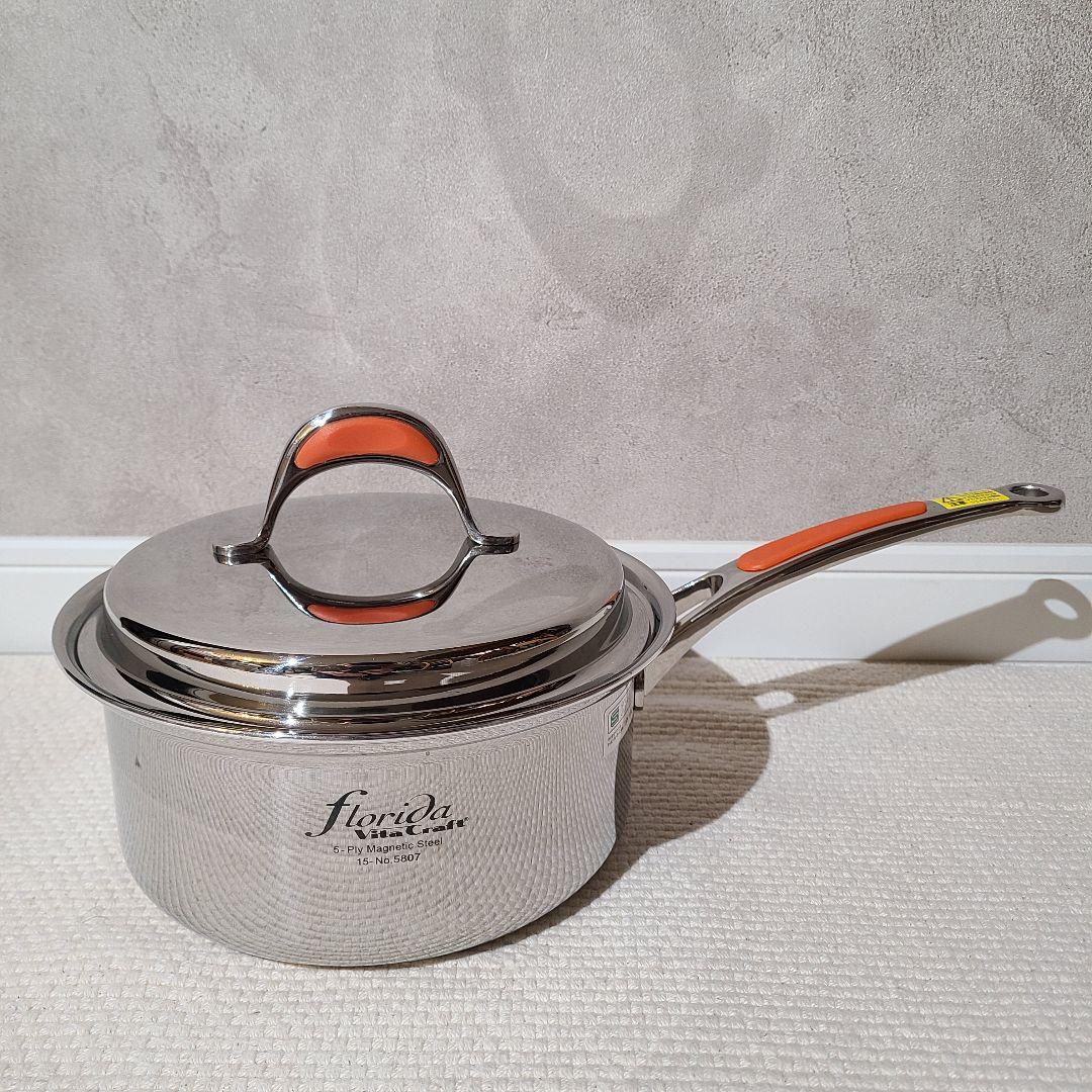 ビタクラフト フロリダ フライパン 片手鍋 オレンジ - メルカリ