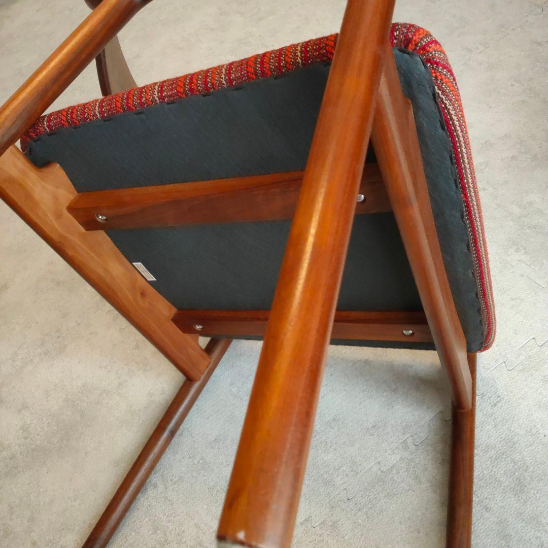 無垢ウォールナット ぺぺラウンジチェア オイル塗装 宮崎椅子 - メルカリ