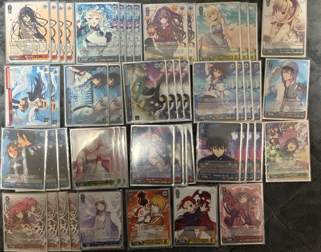 ヴァイスシュヴァルツ ヴァイスシュヴァルツ 引退品 5デッキ サイン