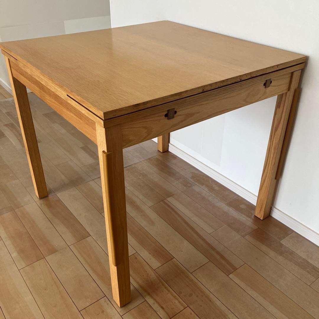 無印良品 エクステンションテーブル 木製 ダイニングテーブル - メルカリ