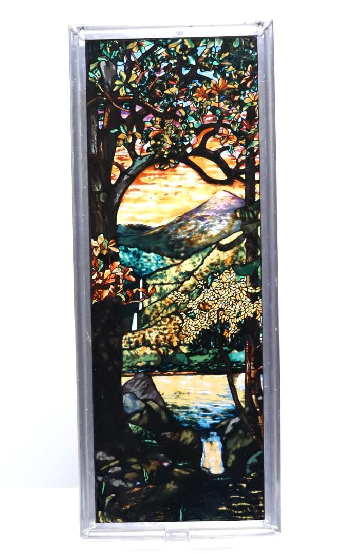 ティファニー ヴィンテージ ステンドグラス 縦長大型 コーニングガラス美術館 秋 楽天市場】ルイス・コンフォート・ティファニー 四季コレクション 秋