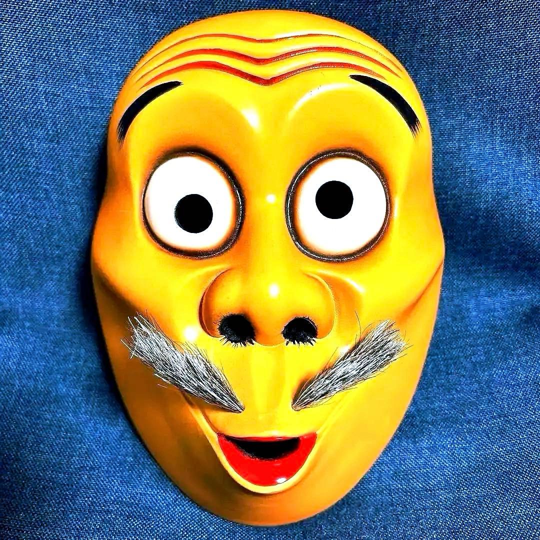 木彫り ひょっとこ 空吹き 神楽面 狂言面 能面 祭り 在名 - メルカリ