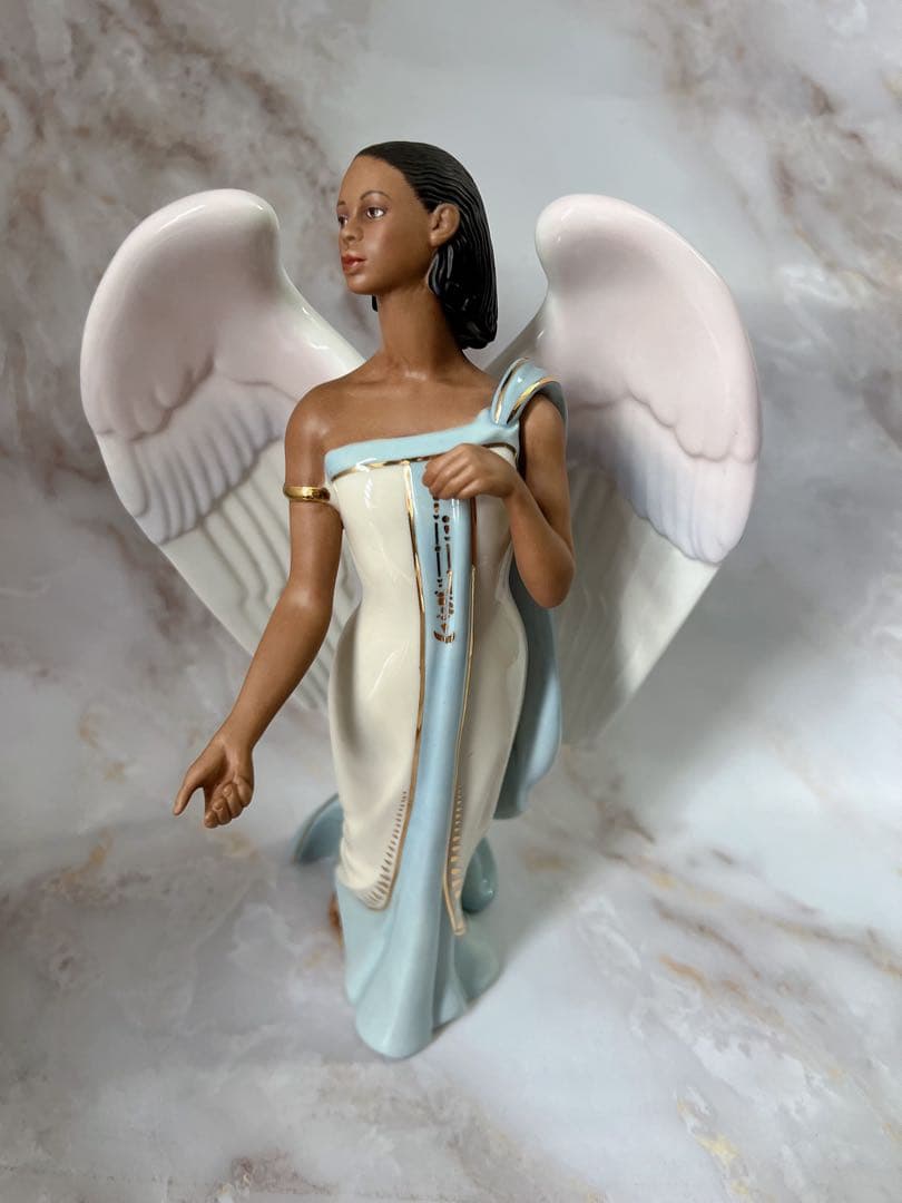 限定　美品　アメリカ　Lenox レノックス　 天使 陶器人形　手描き絵付け 限定 美品 アメリカ Lenox レノックス 天使 陶器人形 手描き絵付け