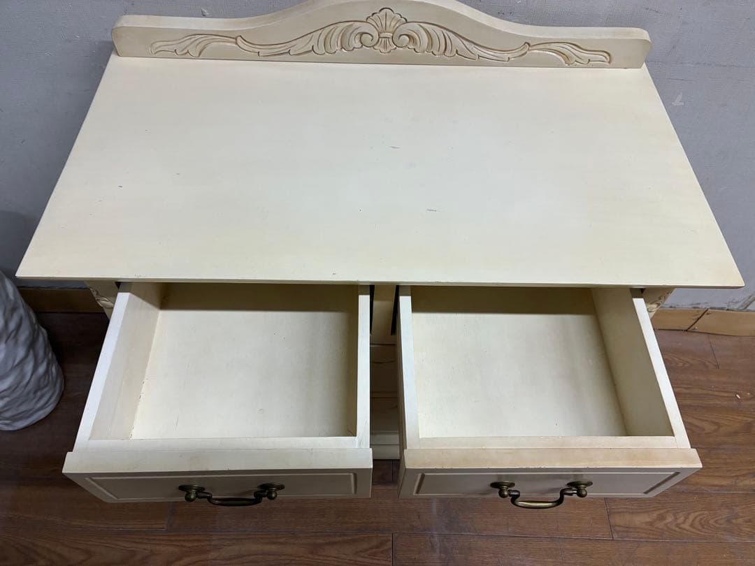 管439☆フレンチスタイル☆アンティーク調☆姫系☆3段チェスト - メルカリ