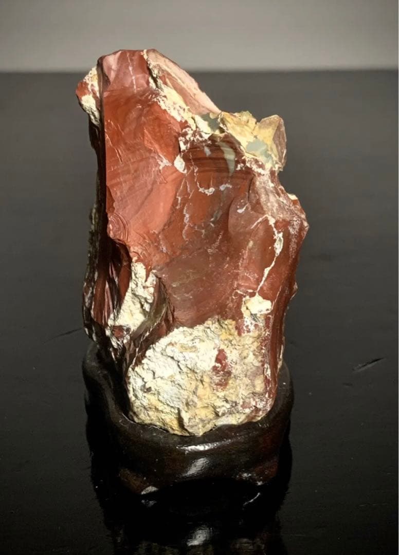 佐渡錦紅石 佐渡赤玉石 ウブ 横3.5×高8×奥行3.5(cm) 180g - メルカリ