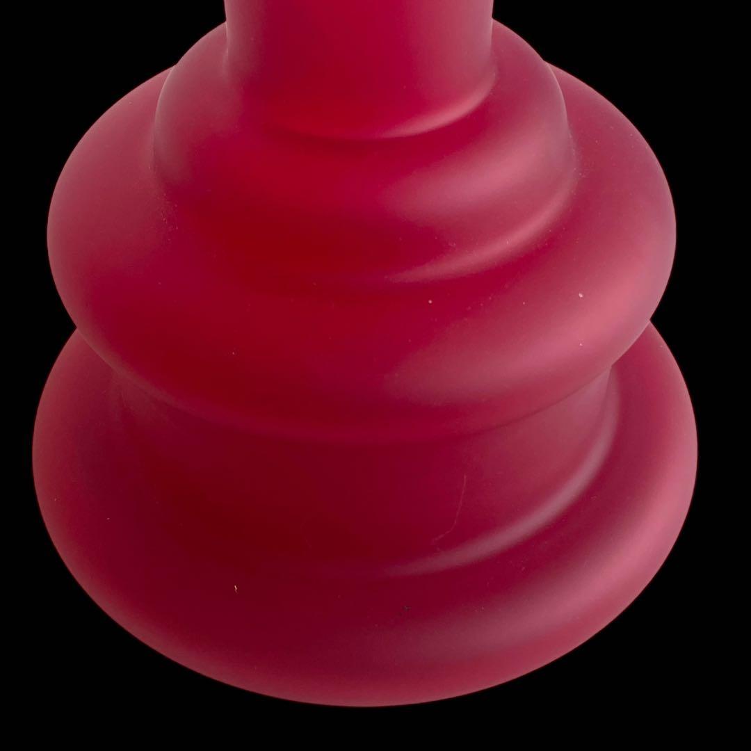 芸術的な曲線美』世界的ガラス工芸作家 竹内伝治 傳治 花瓶 フラワー