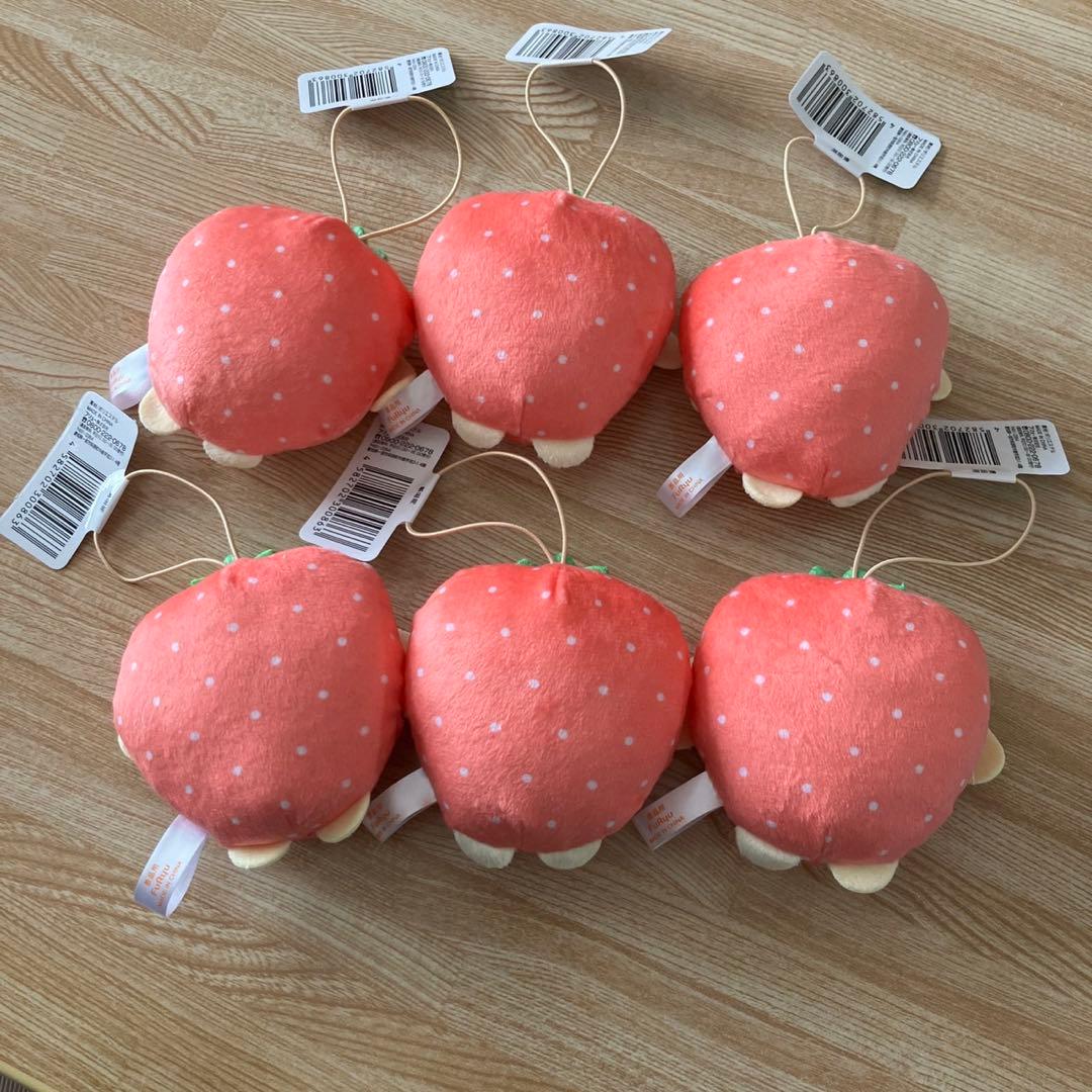 サンリオ フルーツきぐるみマスコット いちご ポムポムプリン ナムコ 6