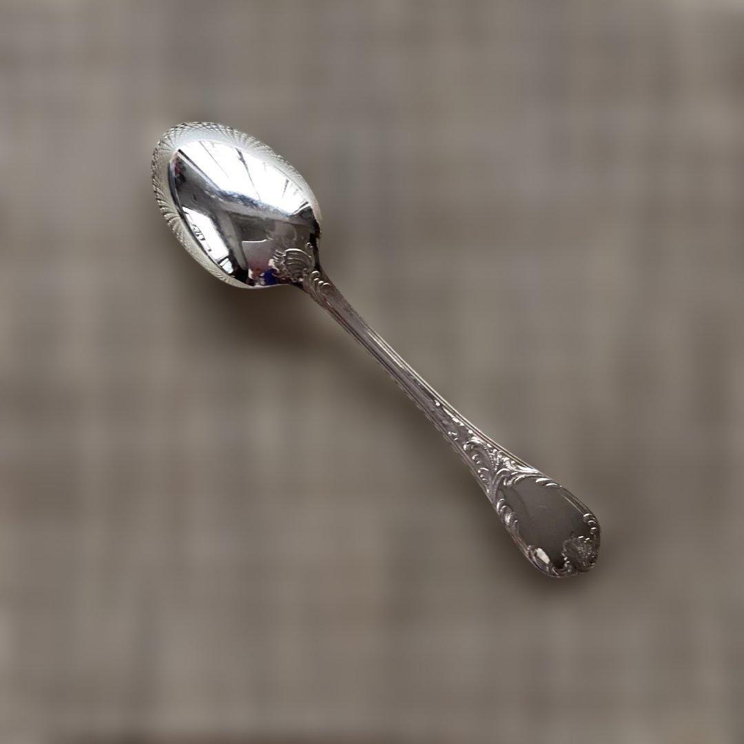 《CHRISTOFLE MARLY》シルバーコーティングティースプーン6本