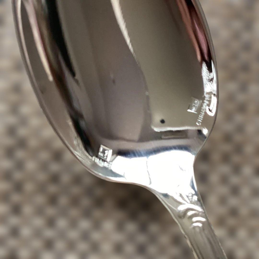 《CHRISTOFLE MARLY》シルバーコーティングティースプーン6本