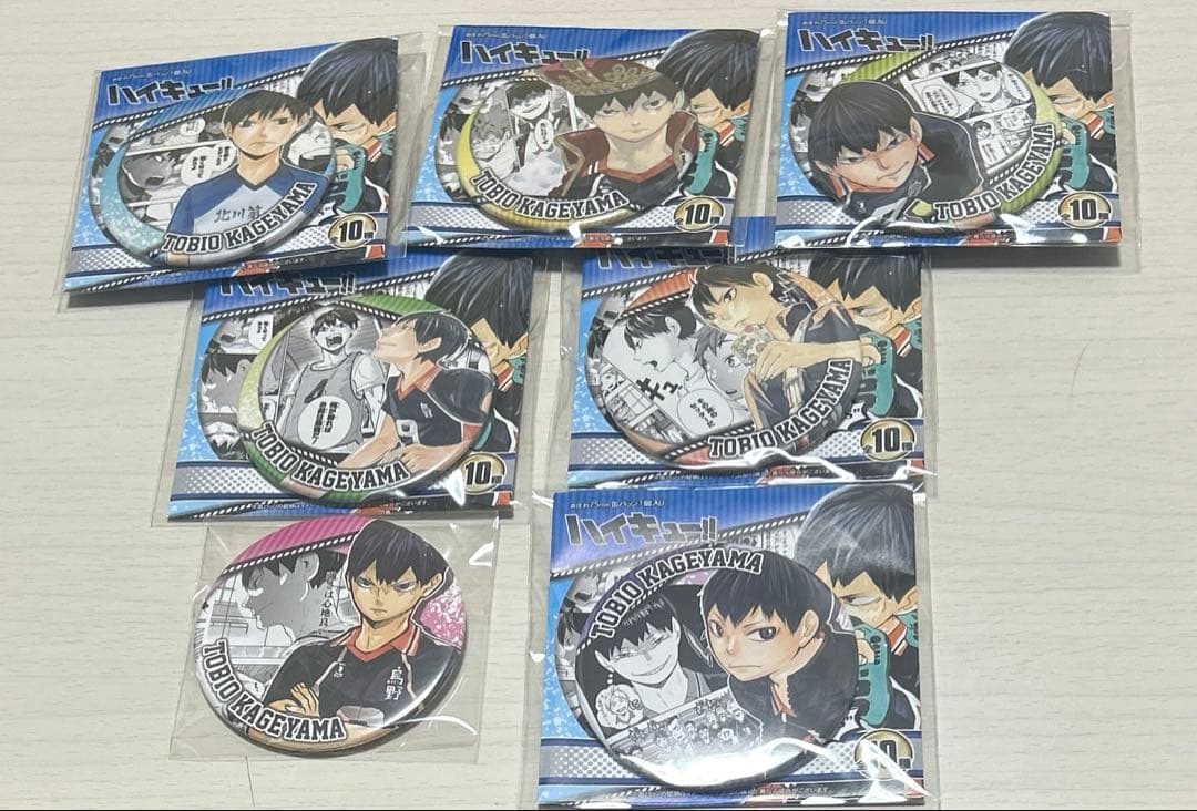ハイキュー 影山飛雄 コレクション缶バッジ HEROES ハイキュー