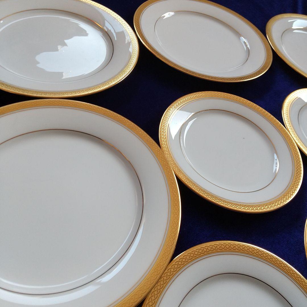 未使用 9枚 ノリタケ GOLD RlDGE 大皿 4枚 中皿 5枚 - メルカリ