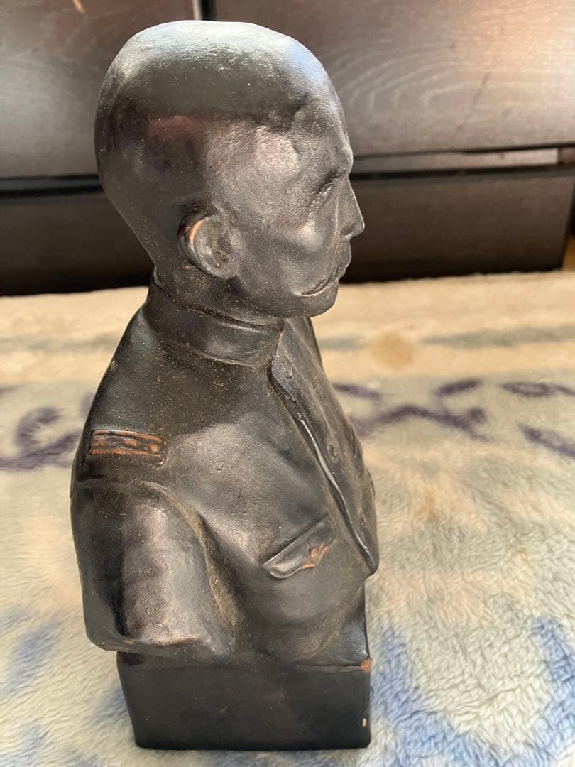 荒木将軍 荒木将軍胸像頒布会 共 荒木貞夫 骨董品 アンティーク 1.8kg