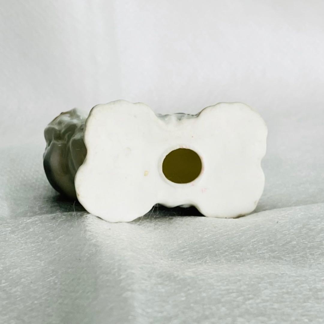 Goebel ゲーベル社 ヨークシャーテリア 犬 陶器 置物 ホワイトとグレー