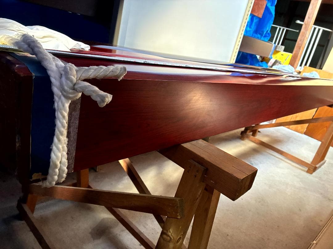 床柱　紫檀　5.5寸（16.5ｃｍ）