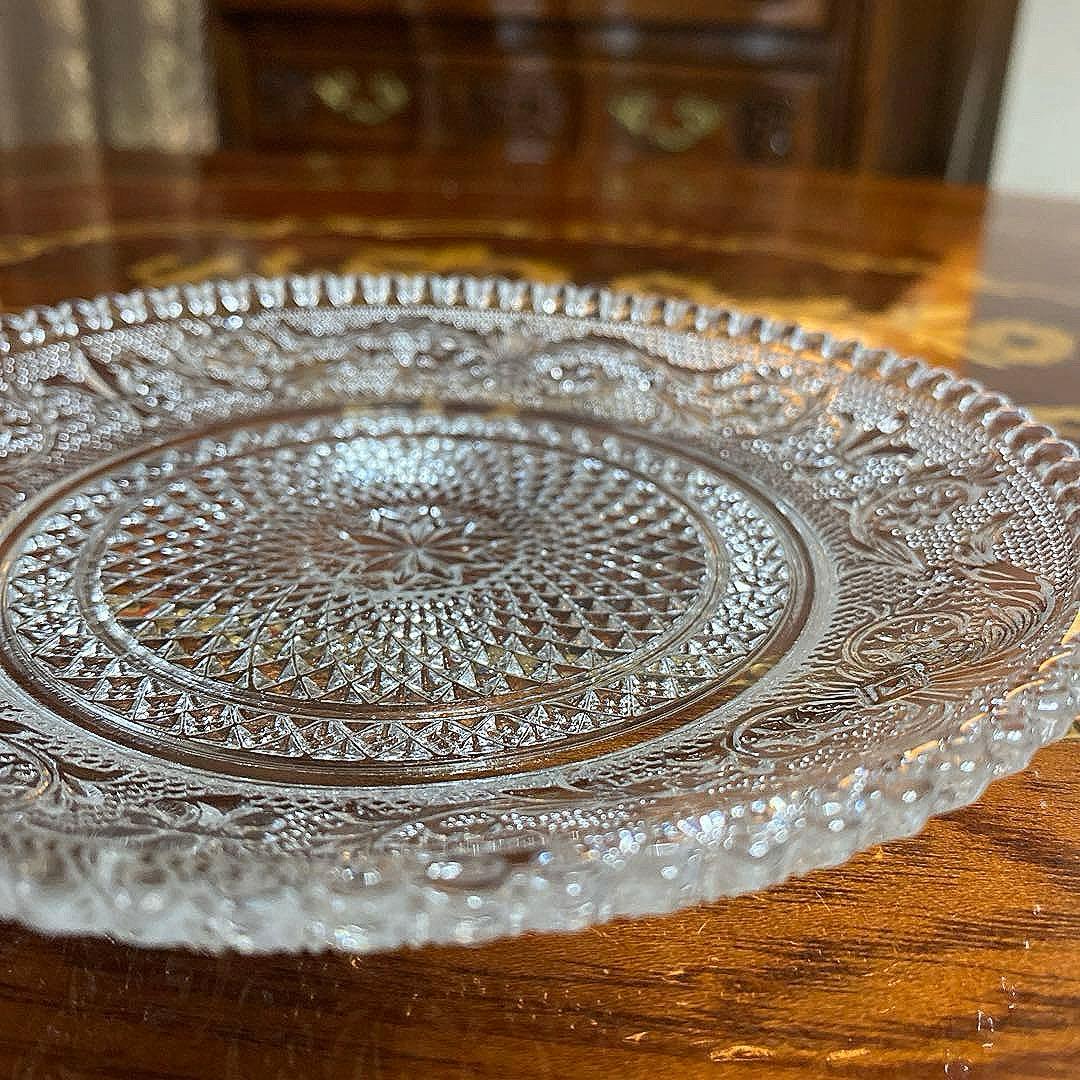 長谷川ガラス エリザベス 大皿 中皿 セット - メルカリ