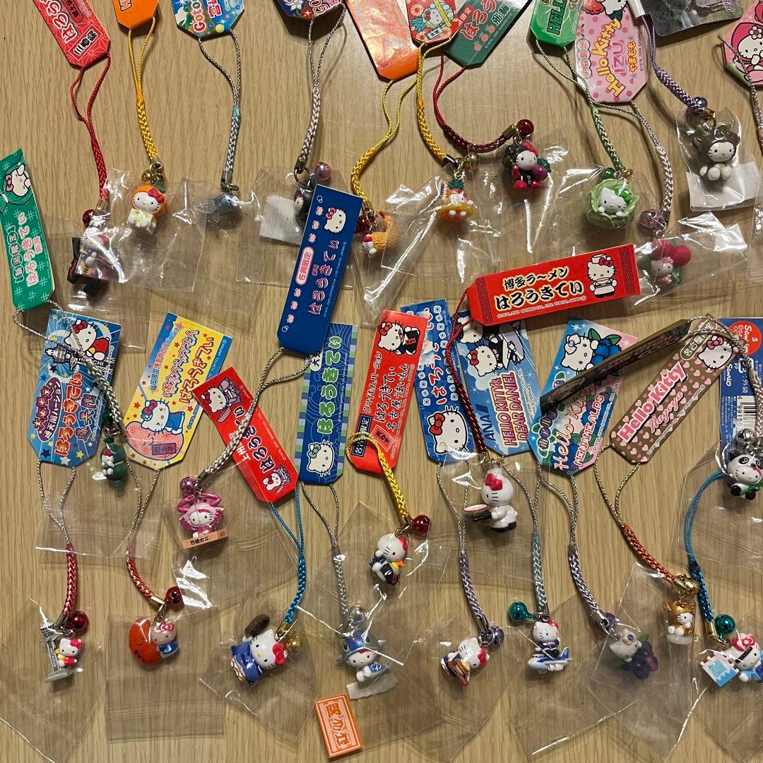 ハローキティ ご当地 根付け チャーム ボールペン キーホルダー キティ