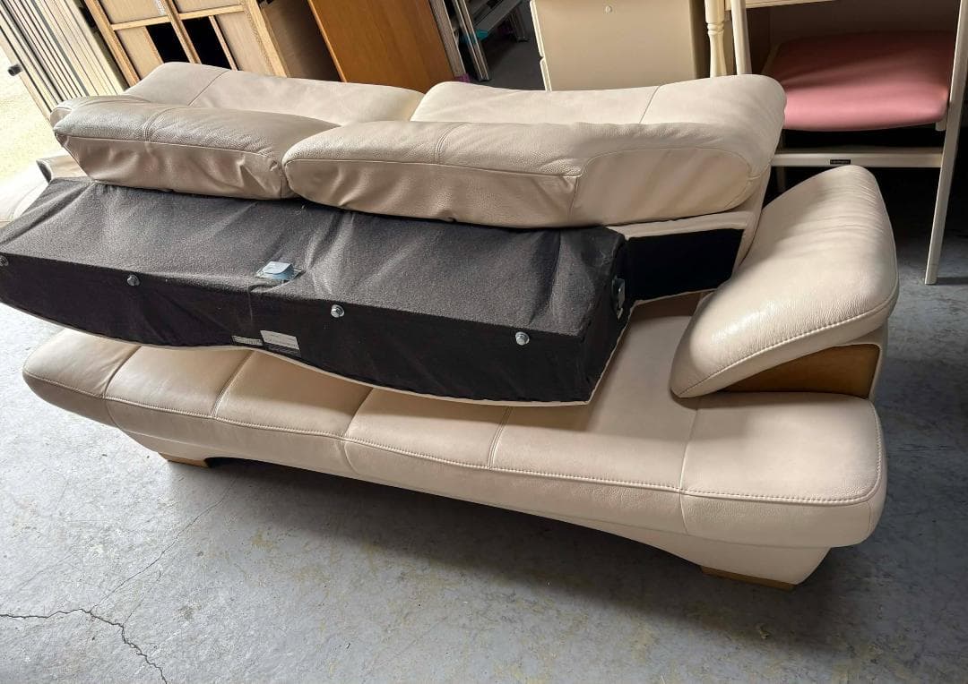 KARIMOKU CHITANO 2.5人掛けソファ オットマン付 幅175cm - メルカリ