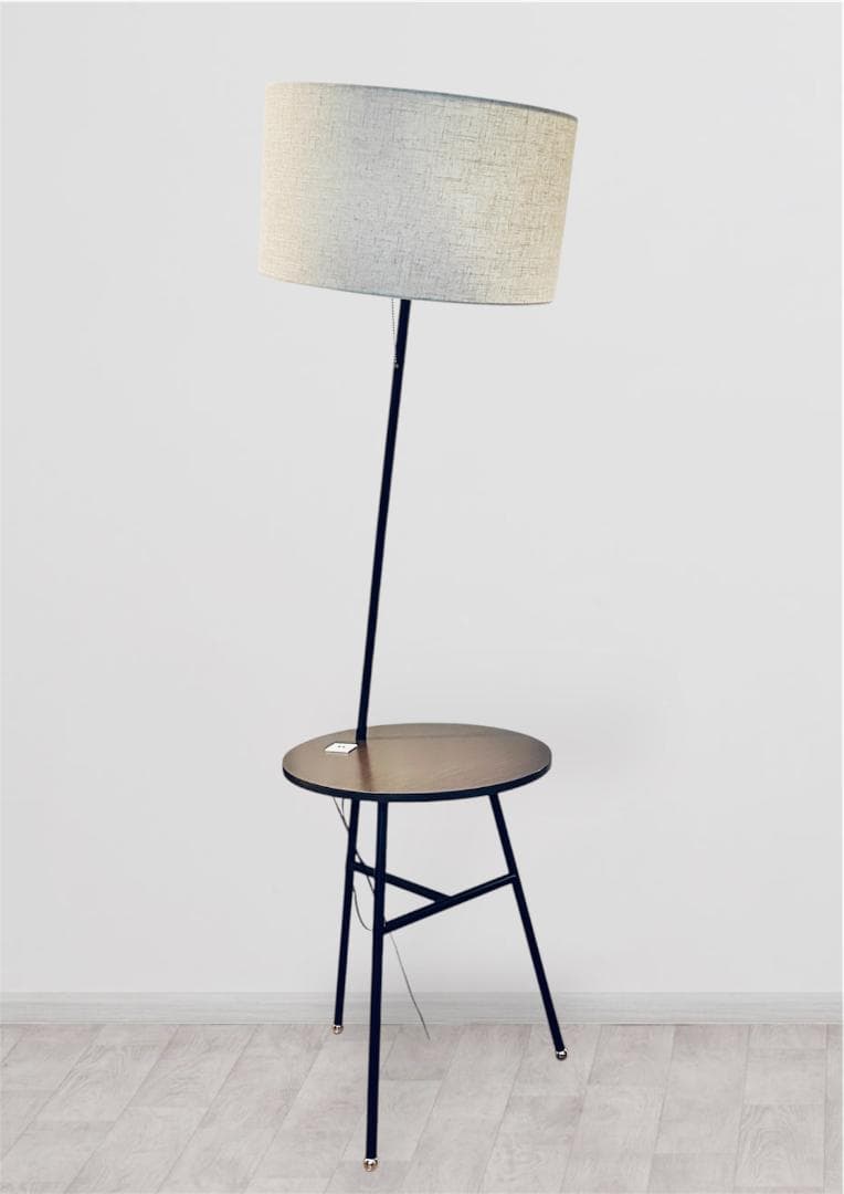 訳あり○USB2口付○テーブル付 フロアライト 北欧風 間接照明 サイド