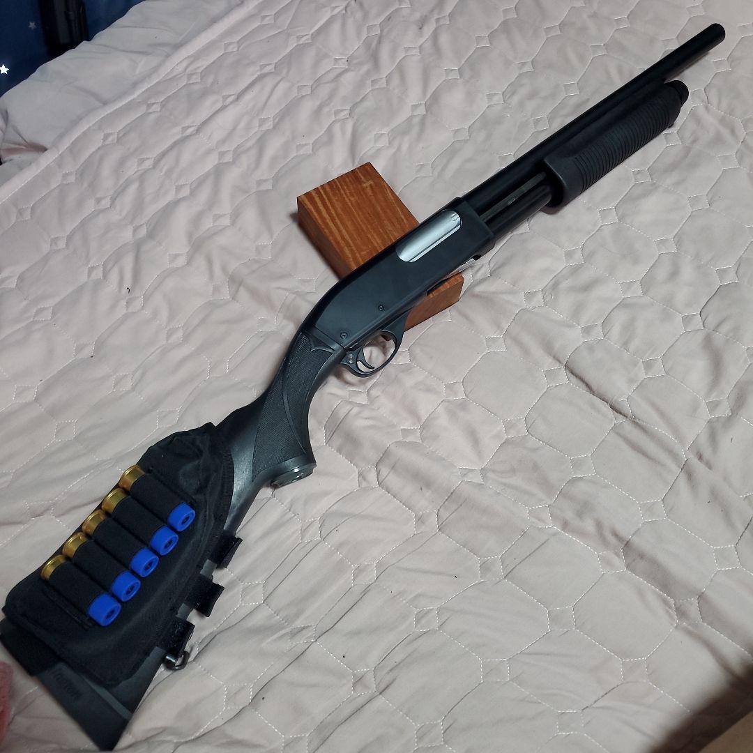 マルゼン　ガスショットガン　M870　ブラック MARUZEN（マルゼン） ガスショットガン レミントン M870 BV ブラック