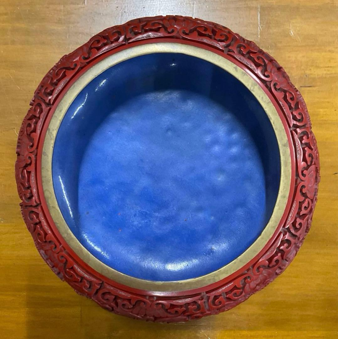 2205 有田焼正右衛門窯岩崎正作天目釉掛け獅子香炉未使用