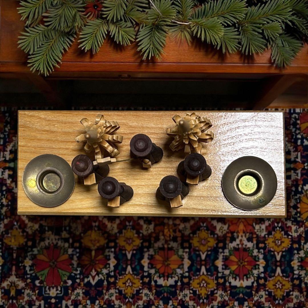 東ドイツ製・ザイフェン 聖歌隊木製キャンドルスタンドXmas装飾 - メルカリ