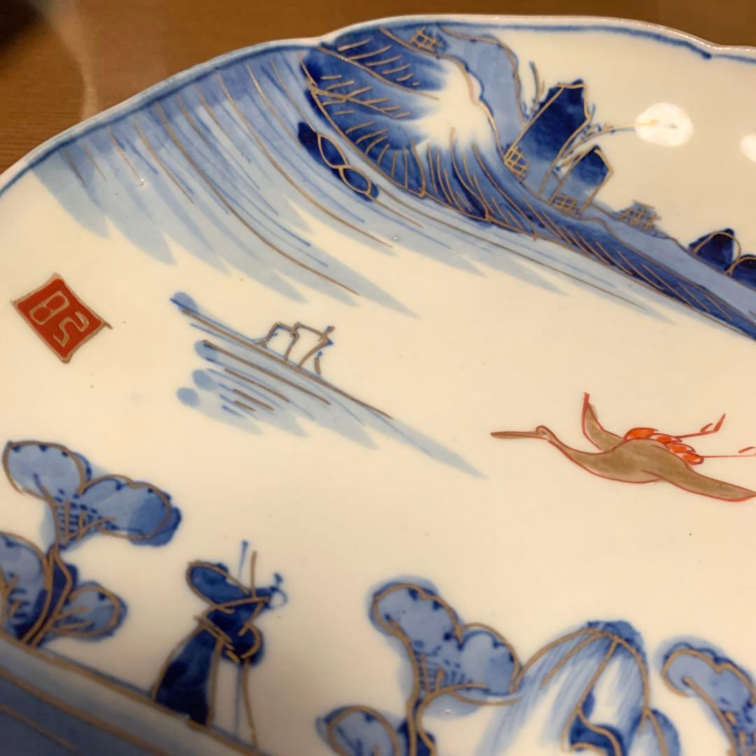 23.5㎝アンティーク皿6点(60万)