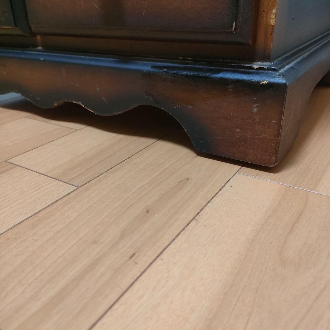 レトロヴィンテージ】木製チェスト キャビネット 電話台 収納棚