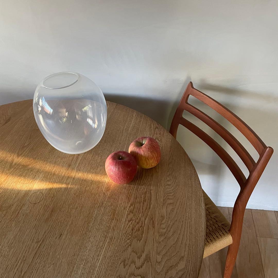 西山芳浩 ガラス花器 白日