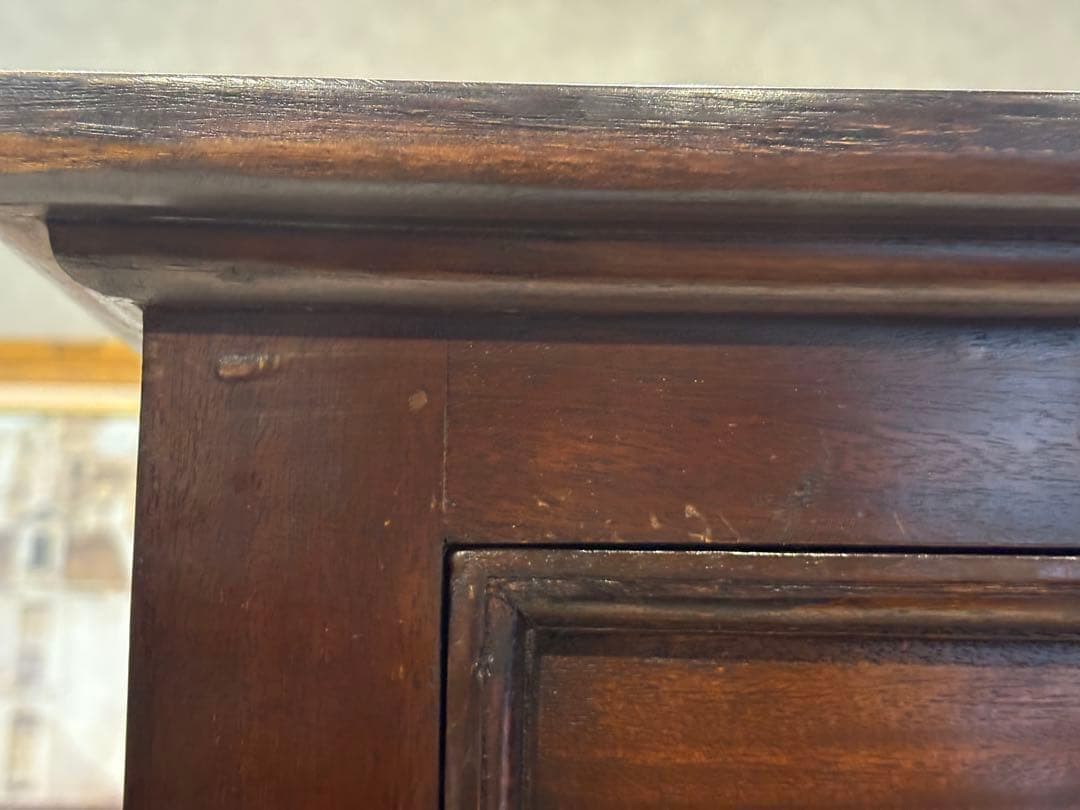 アジアン コンソール バンブー 電話台 ファックス台 アンティーク IZ