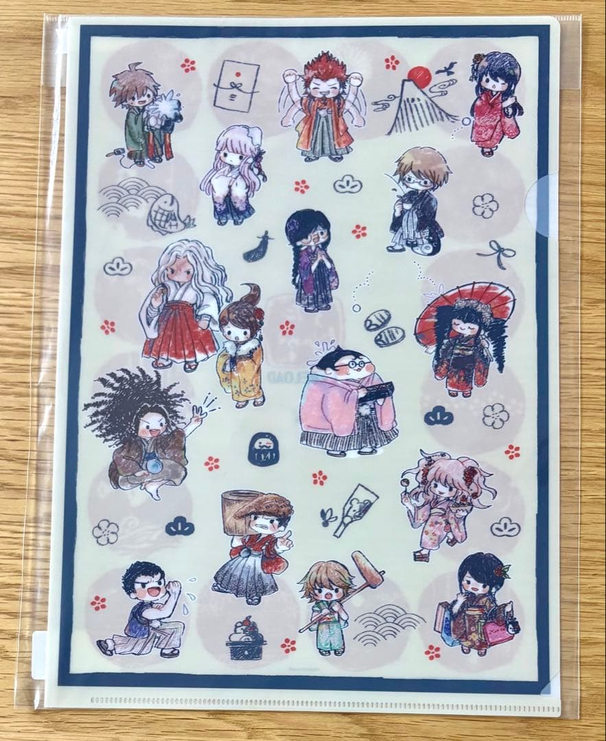 ダンガンロンパ1・2 Reload グラフアート 晴れ着 クリアファイル