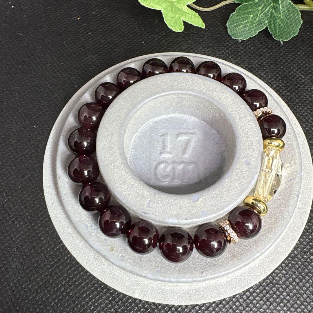 ＊みだきゆ様お取置き1/31＊ロマネサイトインシトリン（虹入り）　【良質】ガーネ