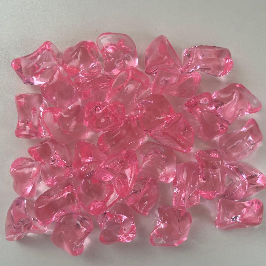 アクリルアイスセット ピンク ストーンアクリルストーン - メルカリ
