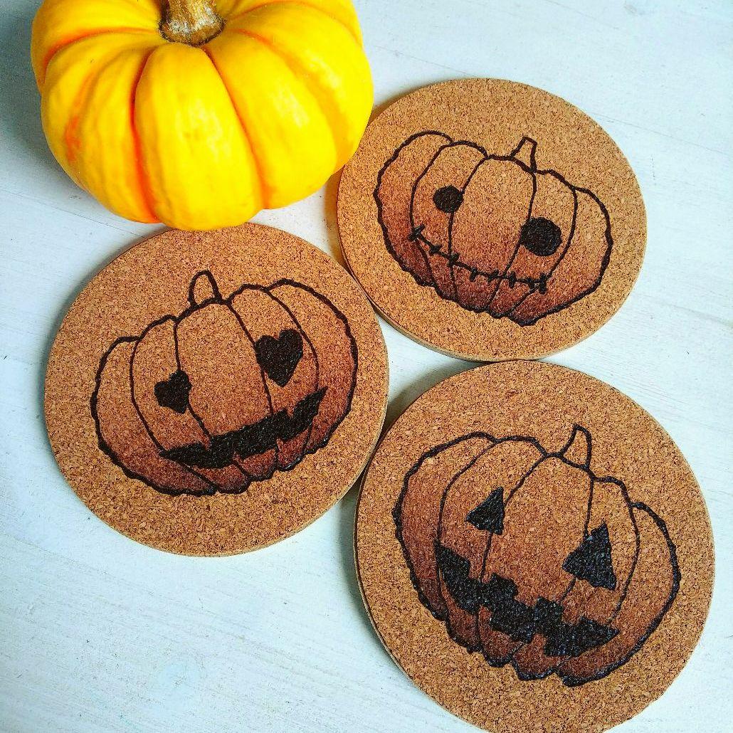 1枚130円 ハロウィンコースター ハロウィン 飾り コースター 1枚入り ハロウィングッズ 壁掛け