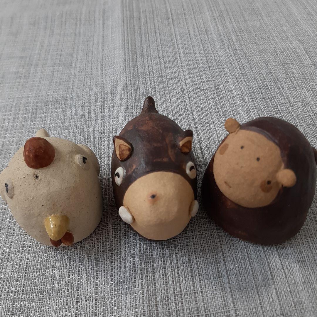 お値下げ中！十二支飾り サバイディー 羽田桂子 常滑焼 干支 陶器