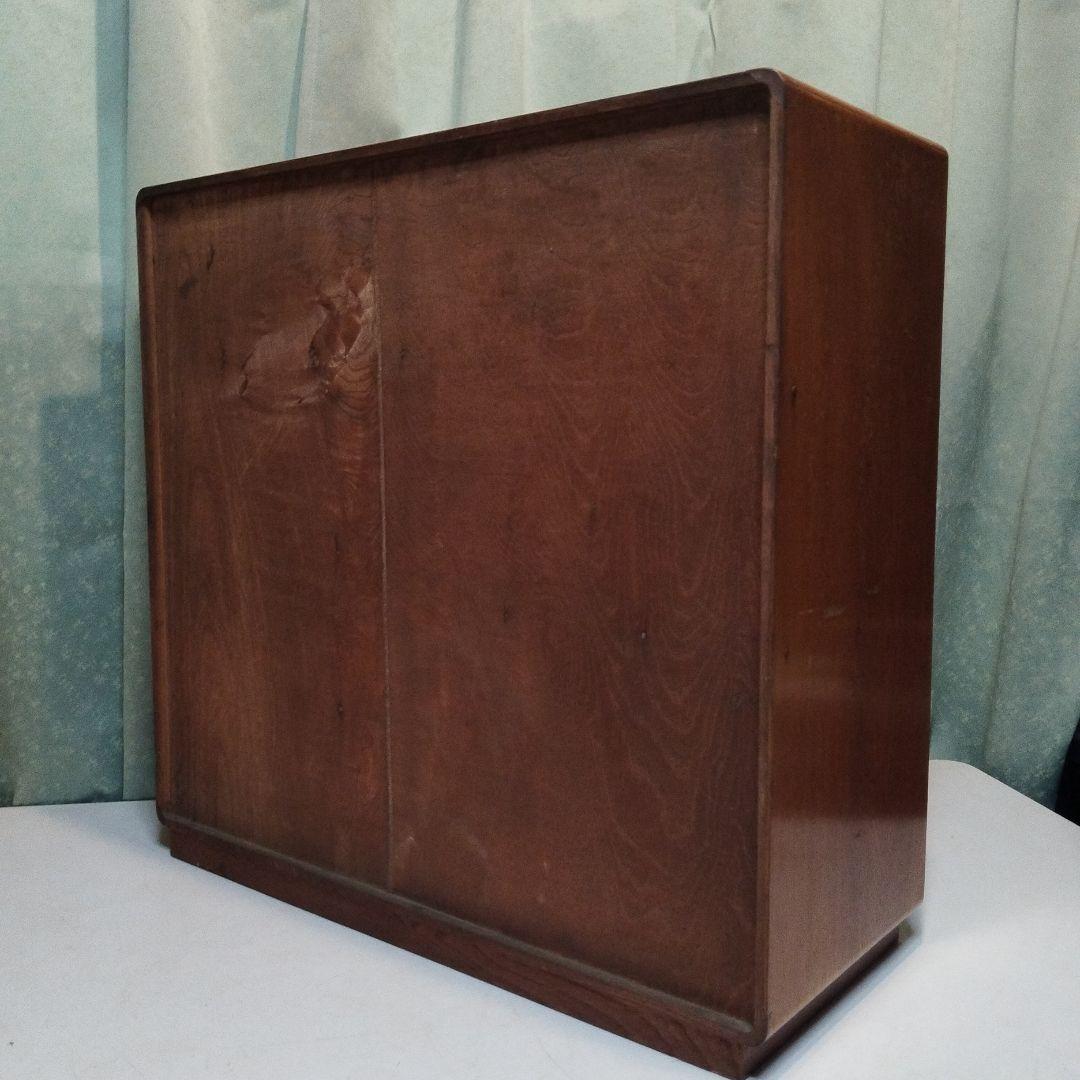 100年前 茶箪笥 飾り棚 サイドボード 桐家具 手作り 大正 昭和 民芸家具
