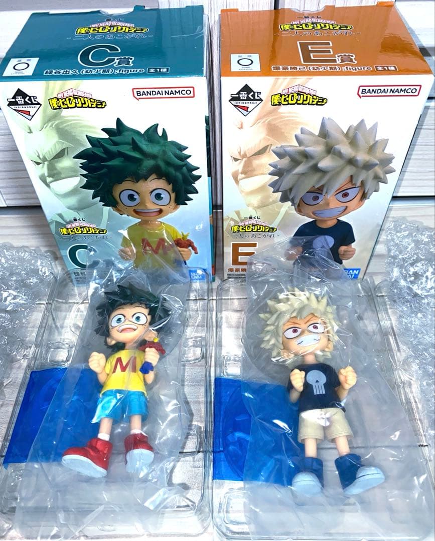 僕のヒーローアカデミア 一番くじ〜二人のあこがれ〜　C賞E賞　緑谷出久　爆豪勝己 一番くじ 僕のヒーローアカデミア －二人のあこがれ－｜一番くじ倶楽部