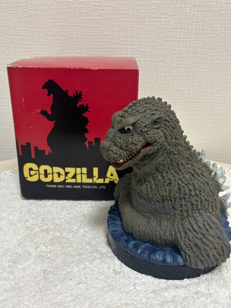 ゴジラ 初ゴジ キンゴジ 胸像 タキ・コーポレーション 2個セット 箱