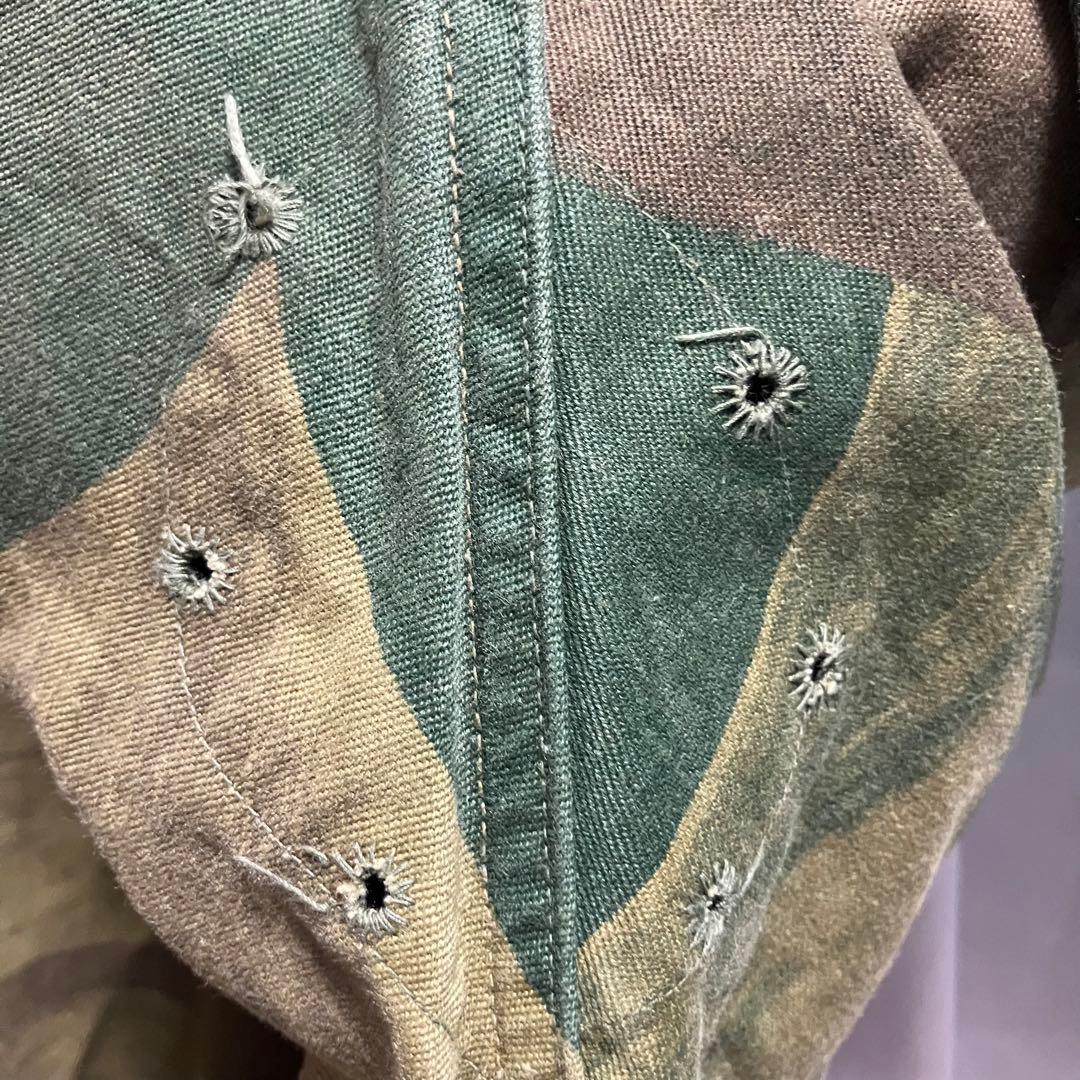 50's ベルギー軍 デニソンスモック ブラッシュストロークカモ 実物 官