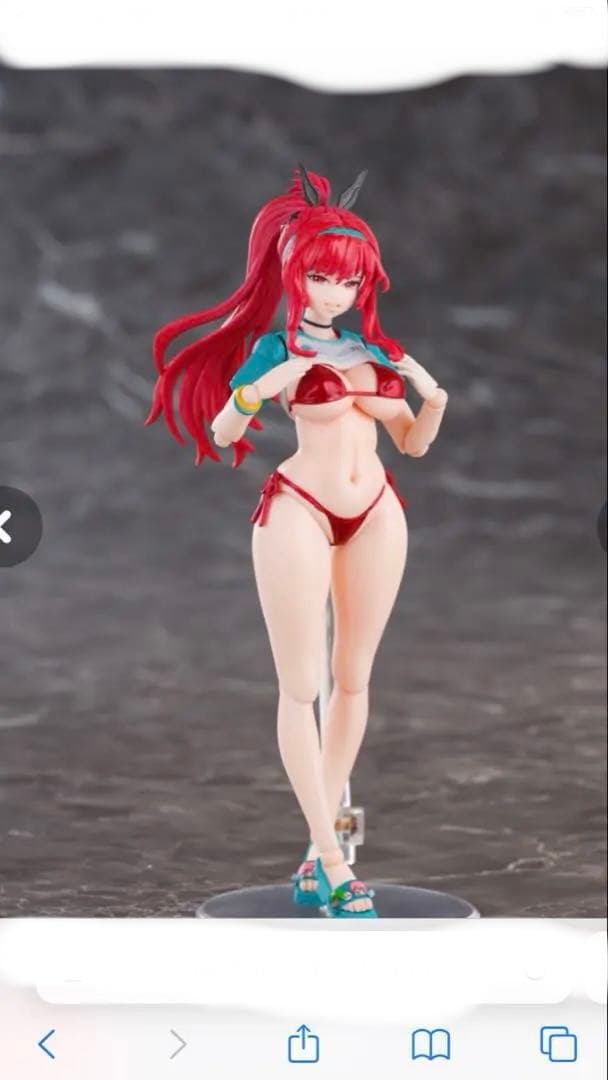 美少女プラモデル　ラピレッドフレーバー　ガレージキット製作、塗装済み