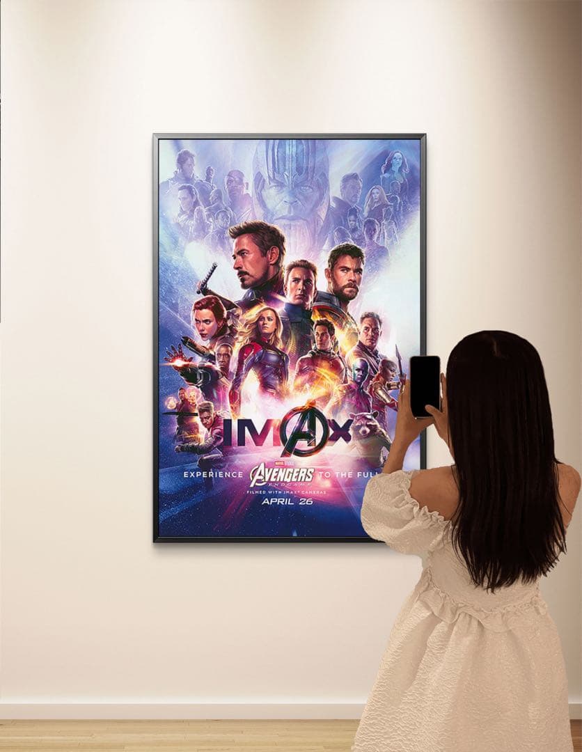 映画館用両面印刷ポスターUS版:アベンジャーズ エンドゲーム マーベル IMAX
