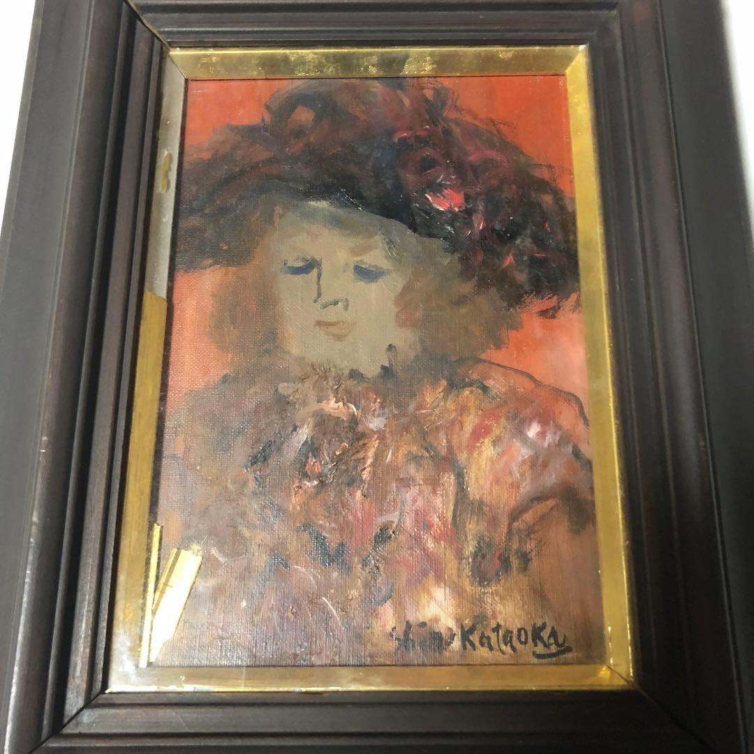 ⬛️ 稀少！　貴重！　レア！⬛️ 片岡真太郎　「少女」！⬛️ 個展 当時もの！⬛️