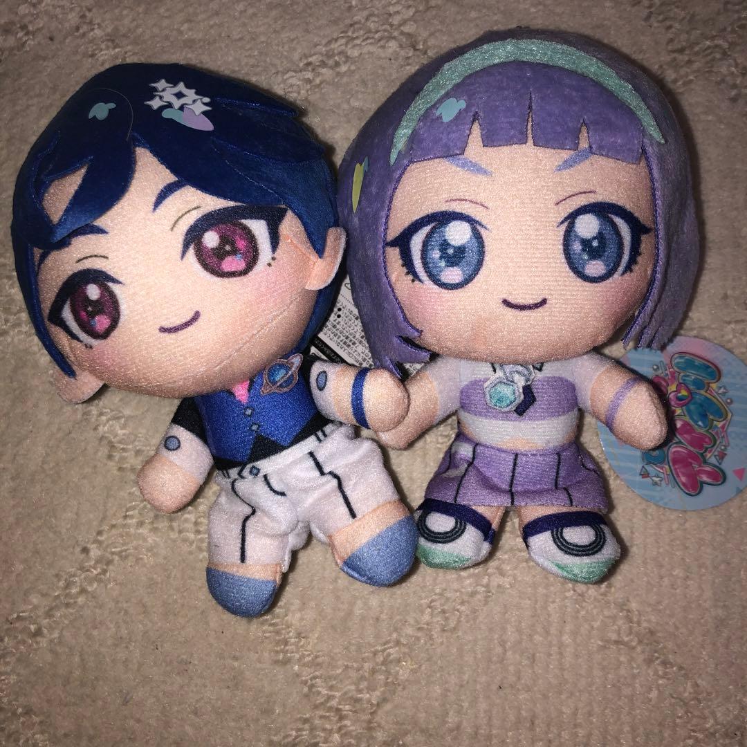 ひみつのアイプリ ぬいぐるみマスコット 七浦すばる 真実夜チィ