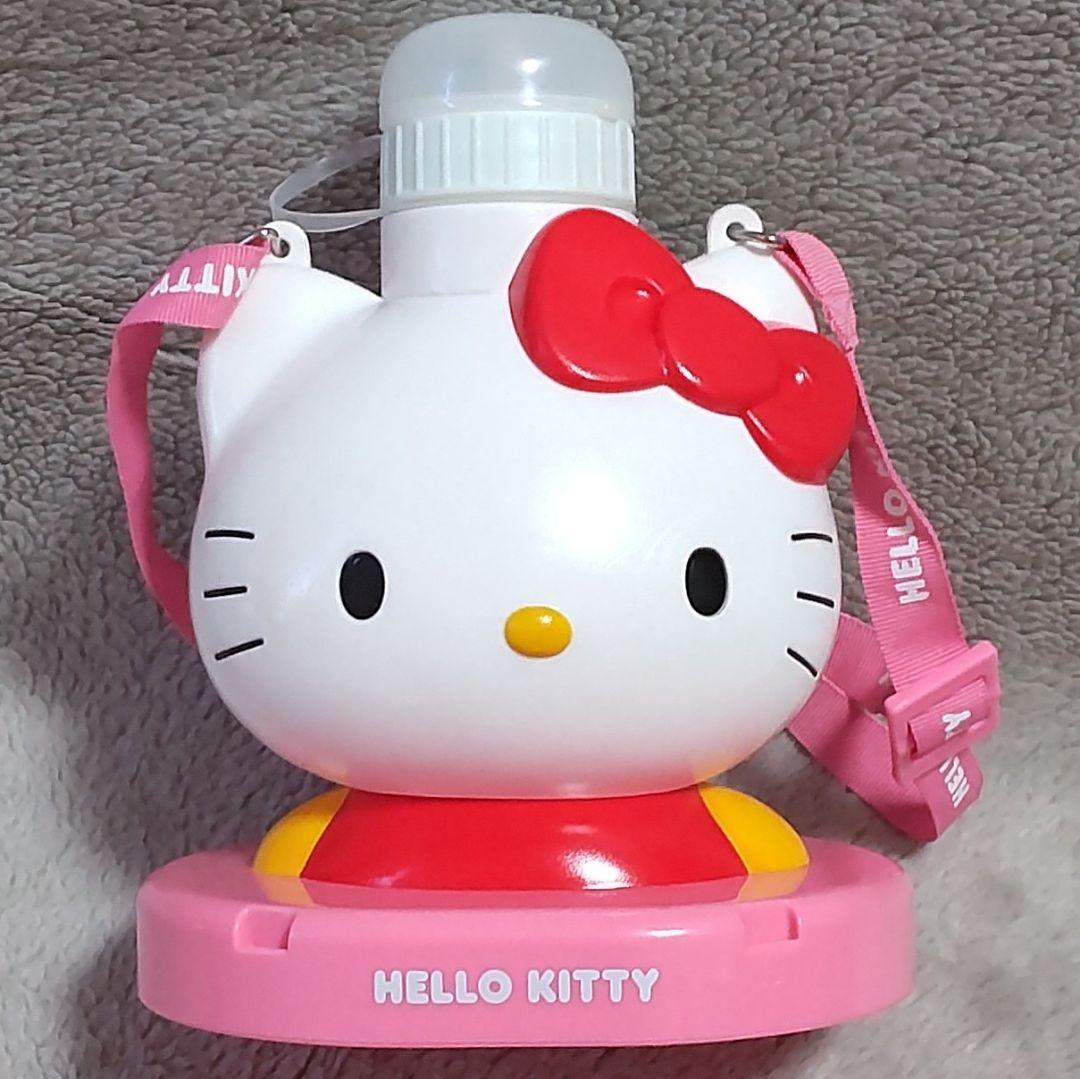 キティ『水筒と弁当箱が一体型のランチセット』と『水筒』の2点セット