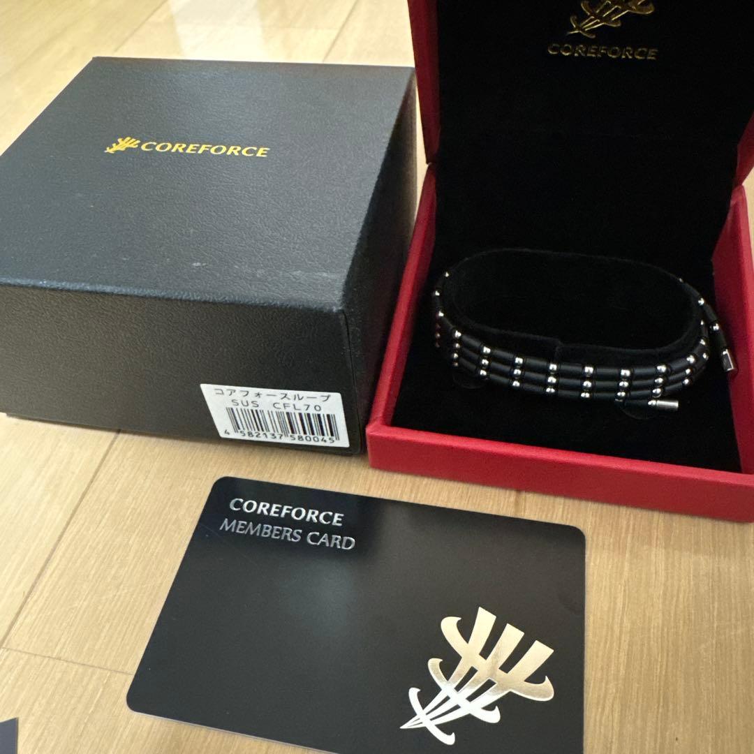 COREFORCE スタッズ付きブレスレット 楽天市場】【ラッピング付】 コアフォース ループ サス SUS 50 70 50cm