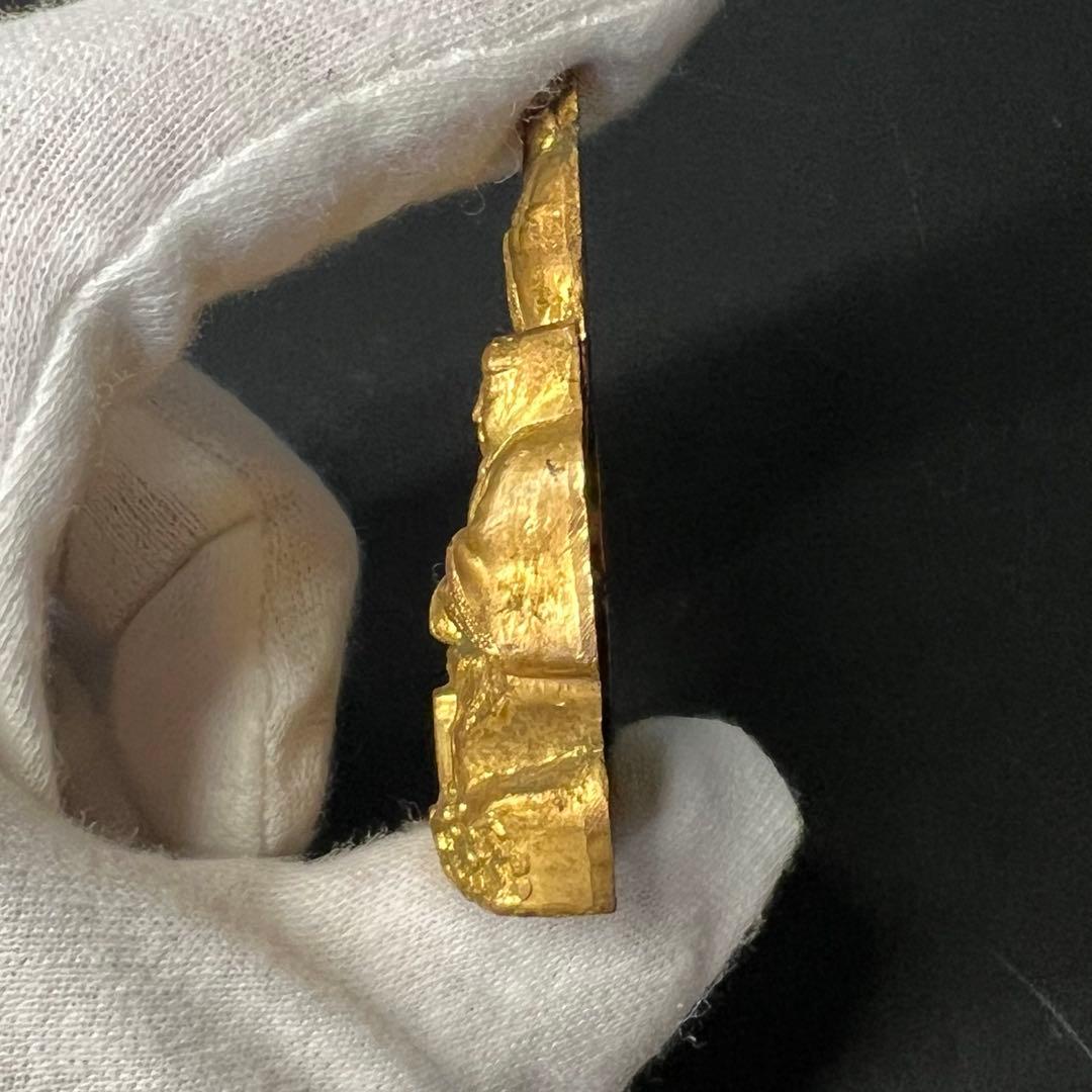 ◎古美術 庵々◎出羽三山 神像◎月山・湯殿山・羽黒山 刻銘◎真鍮鍍金