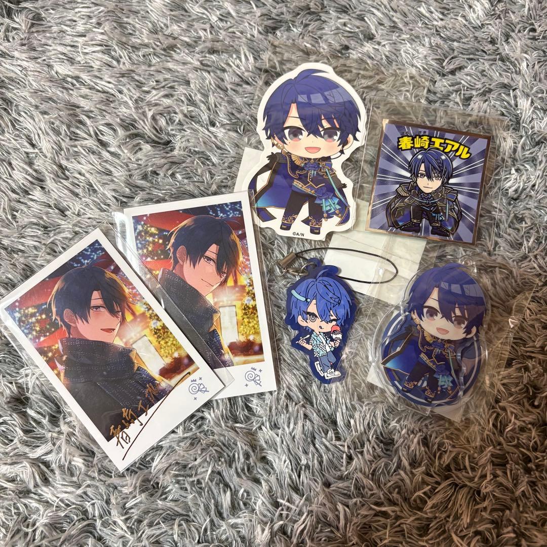 にじさんじ 春崎エアル ラバーキーホルダー アクスタ ぷち チェキ風