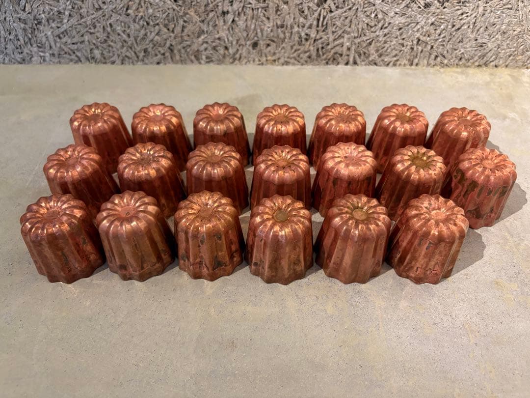 銅製カヌレ型 20個セット 楽天市場】カヌレ型 銅 大 1個入 銅カヌレ型 カヌレ焼型 カヌレ型 焼