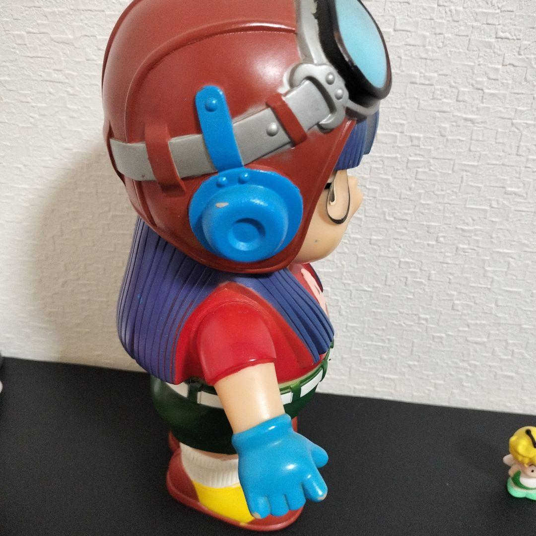 当時物！希少！Dr.スランプアラレちゃん ソフビ貯金箱＆ガッチャン指
