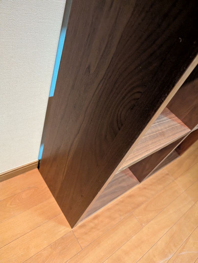 《送料込》無印良品 スタッキングシェルフ 5×2 ウォールナット 棚 木製家具