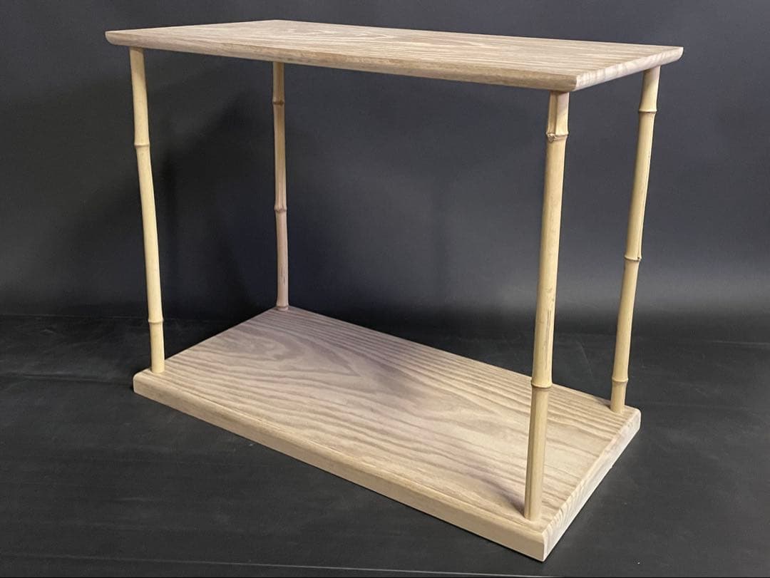 割引❗️『母』 春斎 竹台子 共箱 組立式 台子 茶道具 （218台子⑧